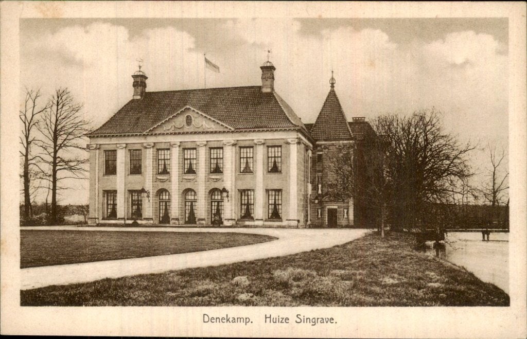 Denekamp - Huize Singrave - Voorgevel, Ophalen of Verzenden, 1920 tot 1940, Ongelopen, Overijssel
