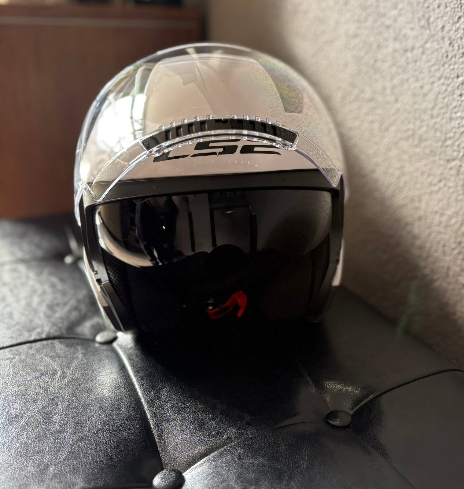 LS2 helm of 600 Copter XS slechts 2x gedragen (rit v 15 km), Fietsen en Brommers, Ophalen of Verzenden, Zo goed als nieuw, Extra small of kleiner