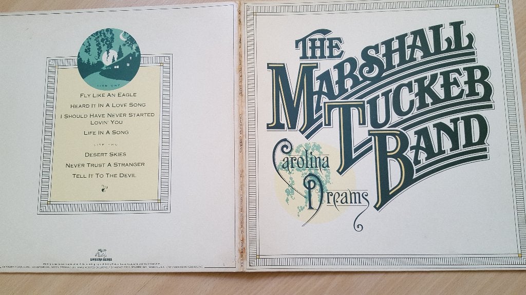 Marshall Tucker Band Carolina Dreams LP USA, LP, Gebruikt, Pop, Originele persing