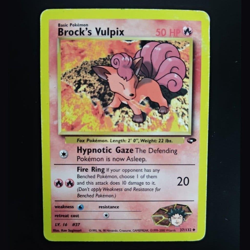 Brock's Vulpix #37 Pokemon Gym Challenge, Verzenden, Gebruikt, Losse kaart