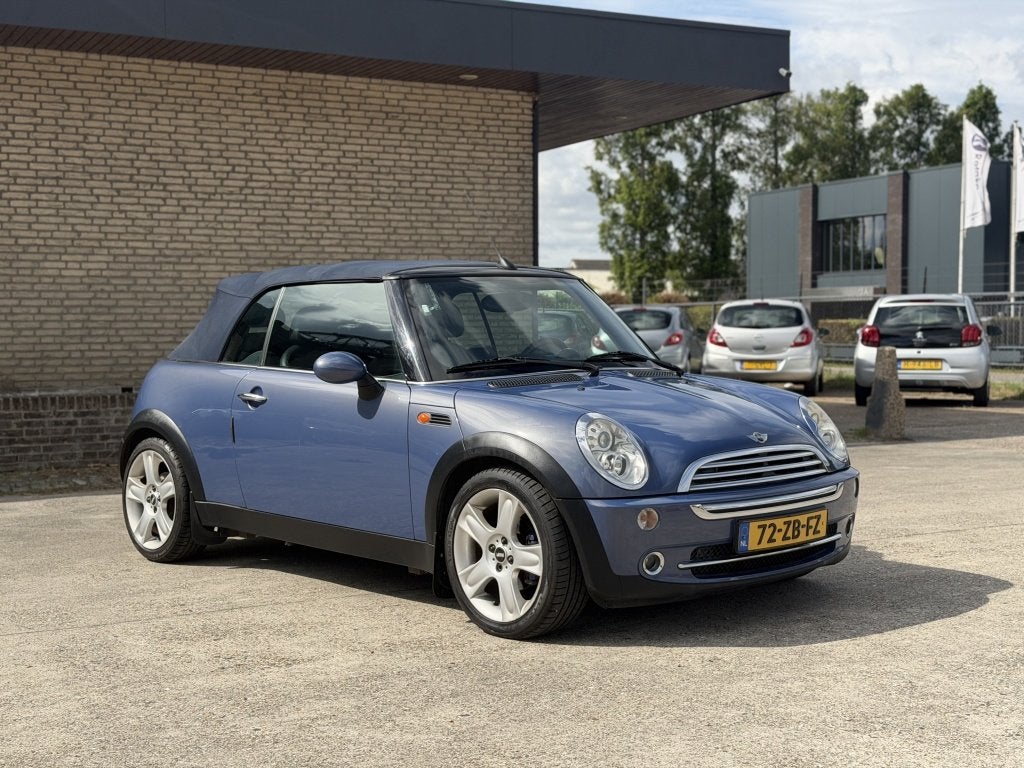 MINI Cabrio 1.6 Cooper (bj 2004), Auto's, Gebruikt, 4 cilinders, Cabriolet, 116 pk