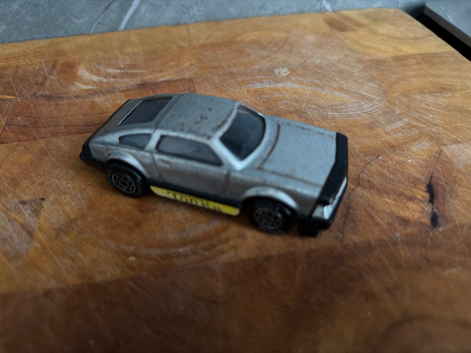 Tonka speelgoedauto - Zilveren sportwagen, Overige merken, Gebruikt, 1:50 of kleiner, Auto