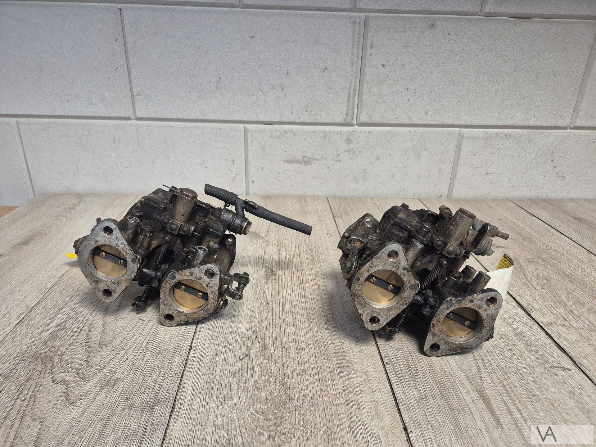 Carburateur set van Alfa Romeo Giulietta 75 Dellorto DHLA40, Gebruikt, -, -, Ophalen of Verzenden