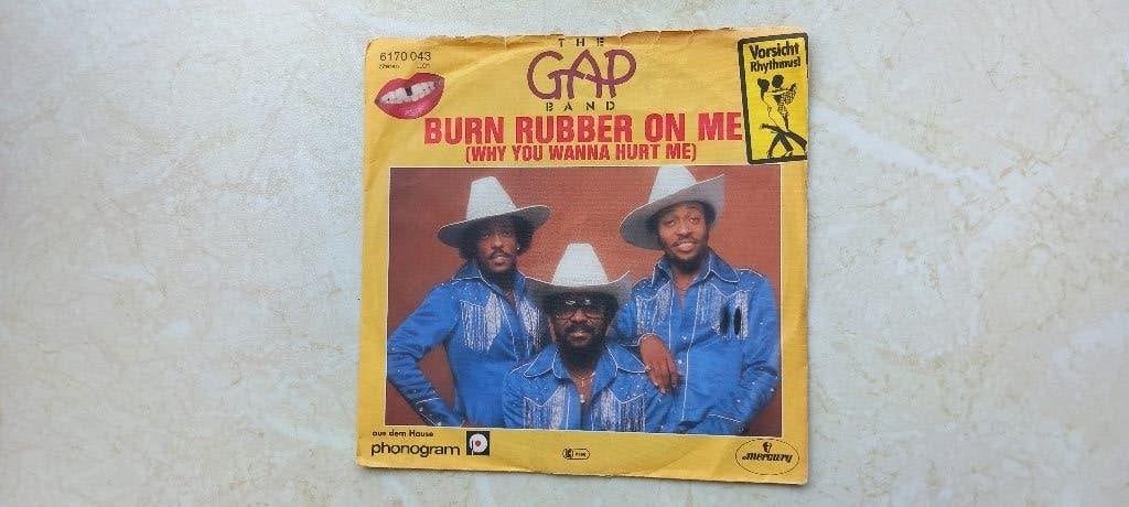 THE GAP BAND  /  burn rubber on me  1979, Cd's en Dvd's, Vinyl Singles, Gebruikt, Pop, Ophalen of Verzenden