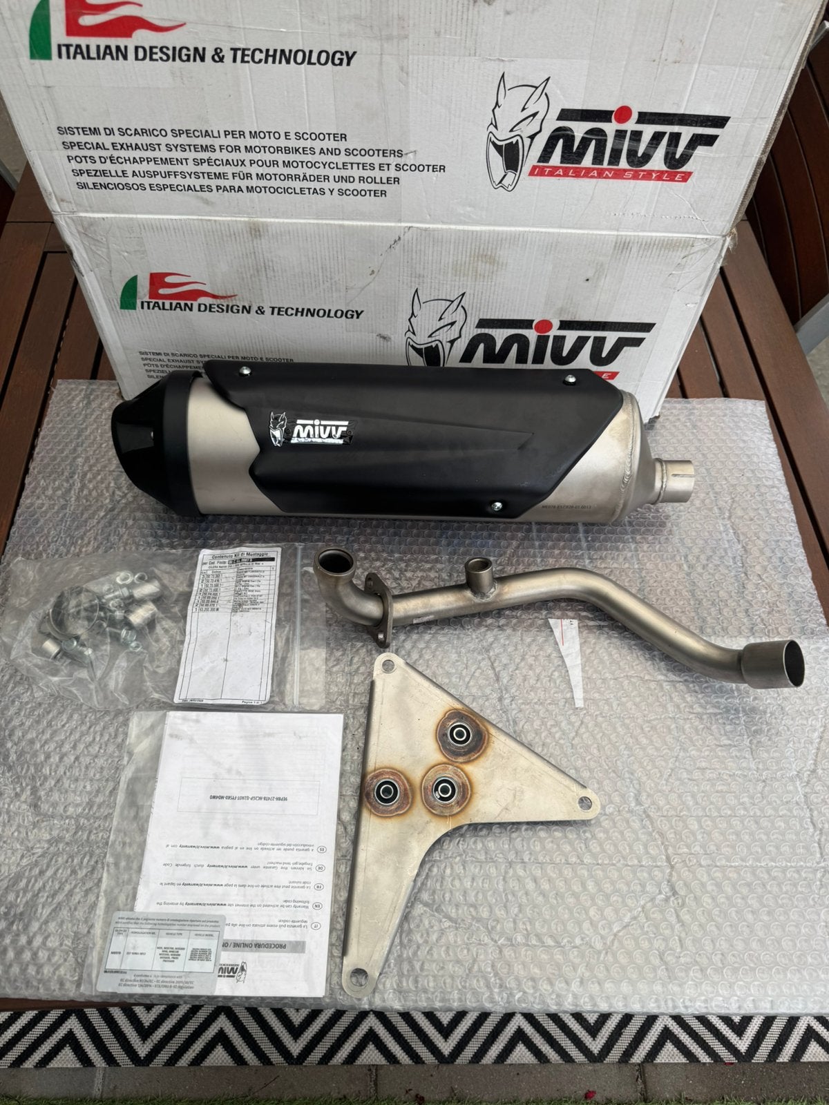 MIVV URBAN UITLAAT GILERA / APRILIA, Ophalen of Verzenden, Gebruikt