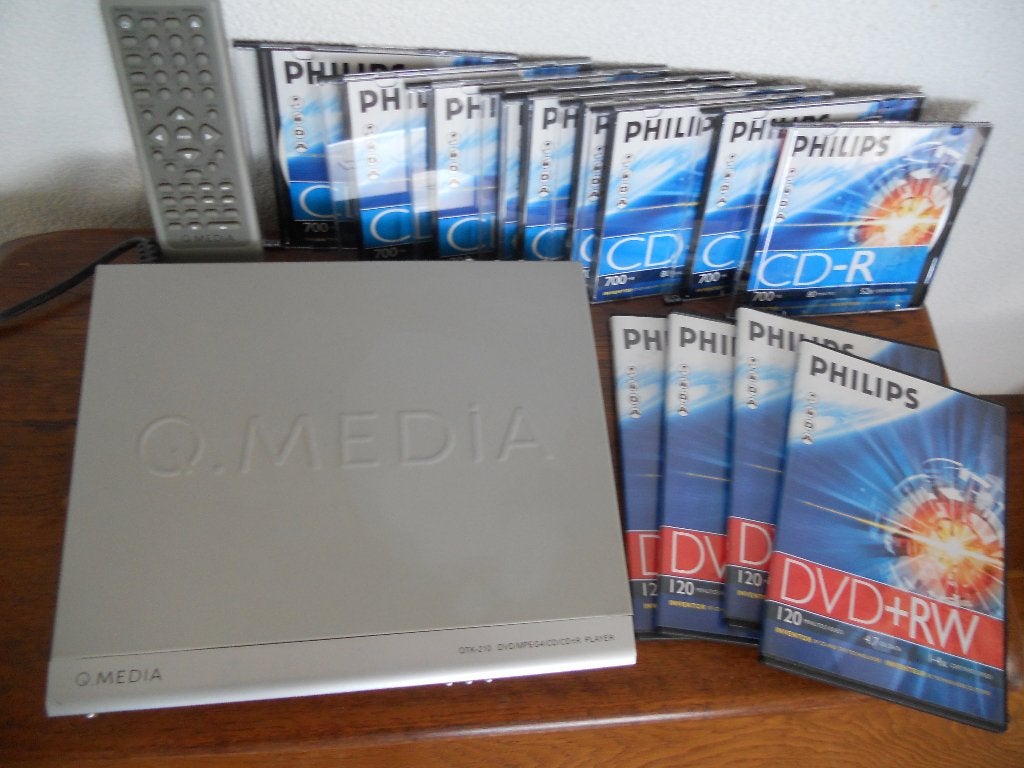 Dvd speler Q Media met afstandsbediening, Ophalen, Audio en Video