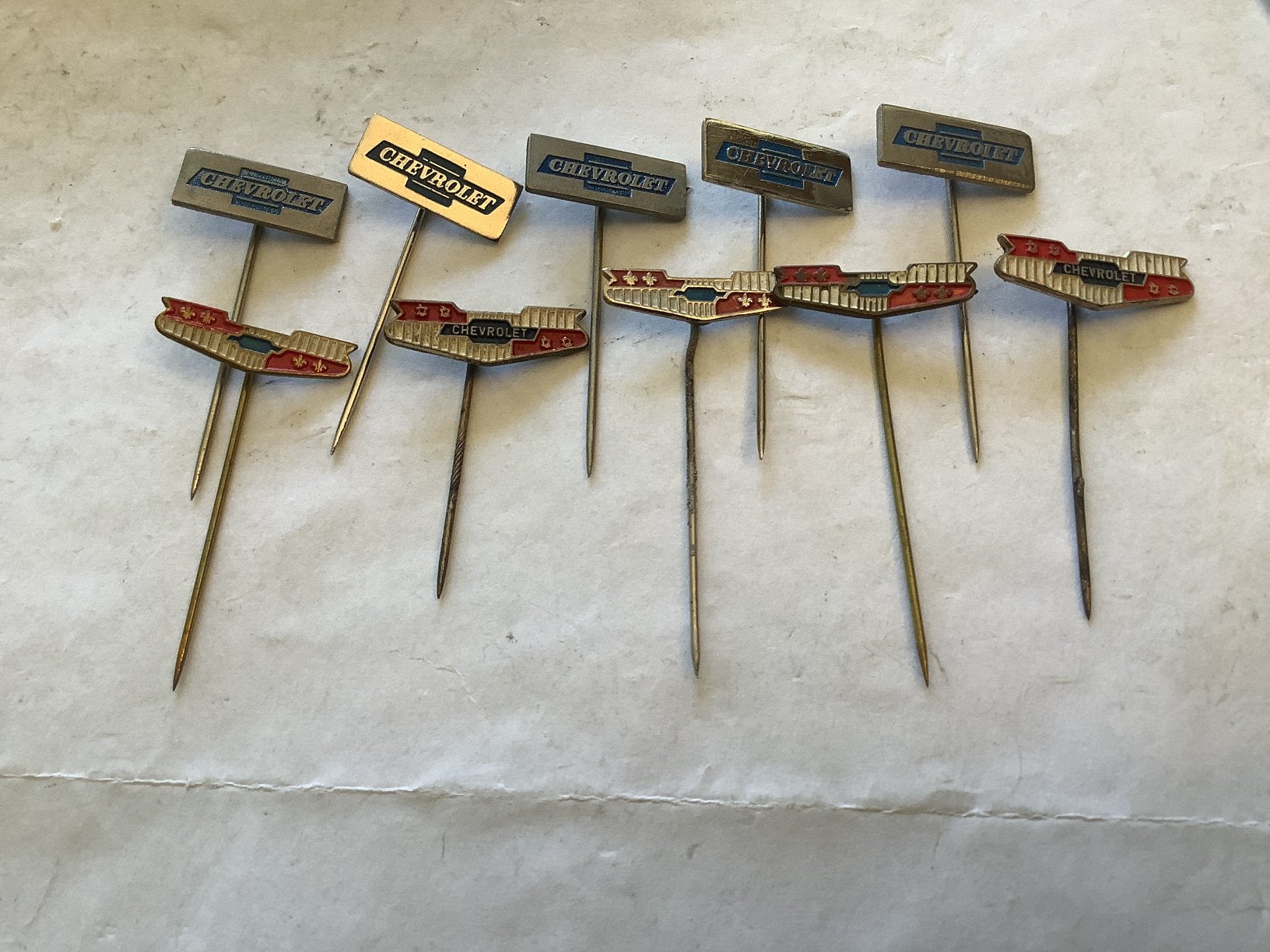 10 speldjes Chevrolet, Ophalen of Verzenden, Gebruikt, Overige onderwerpen