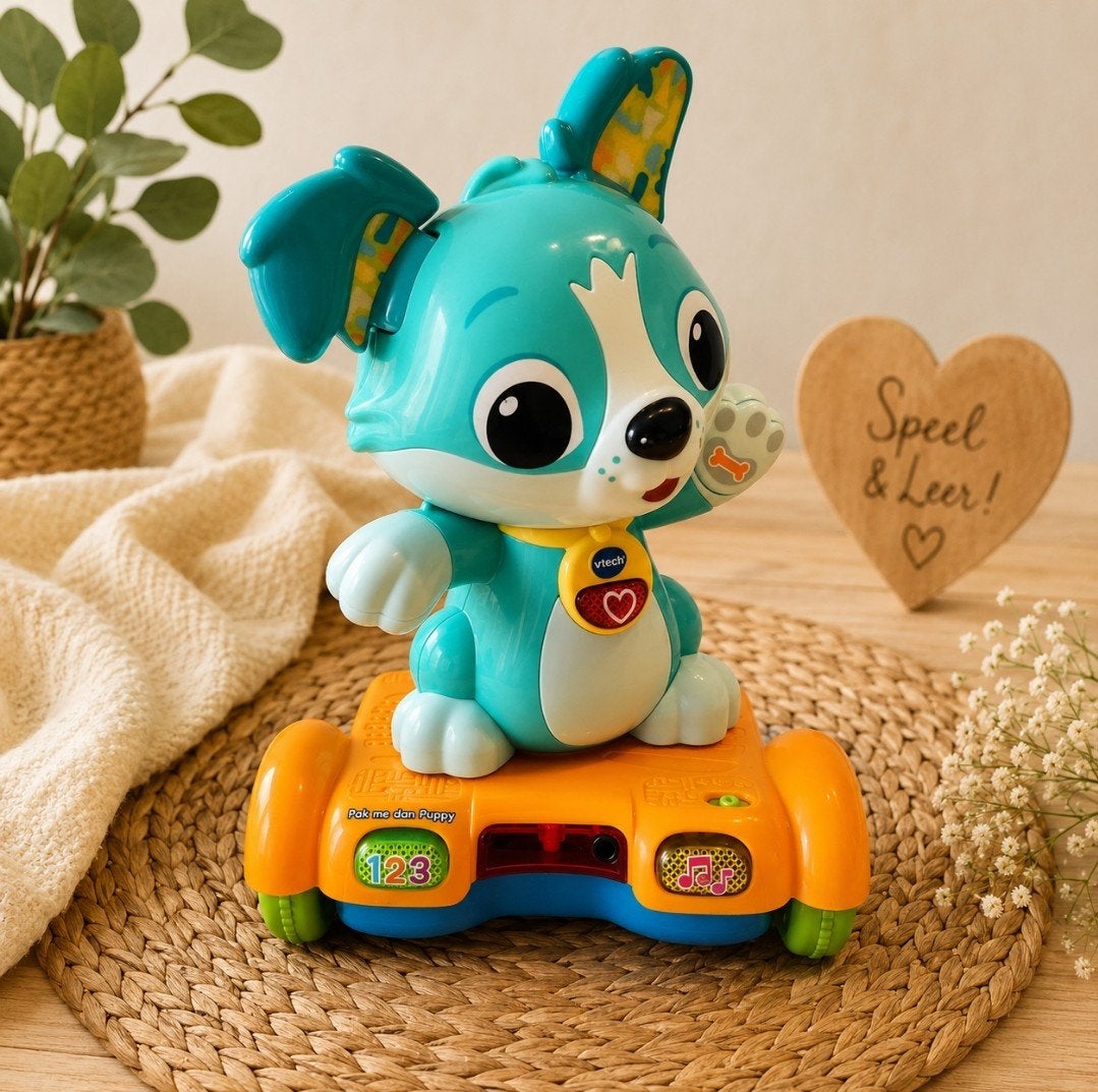 VTech Baby Pak me dan puppy - Interactief speelgoed, Ophalen, Zo goed als nieuw, 0 tot 6 maanden