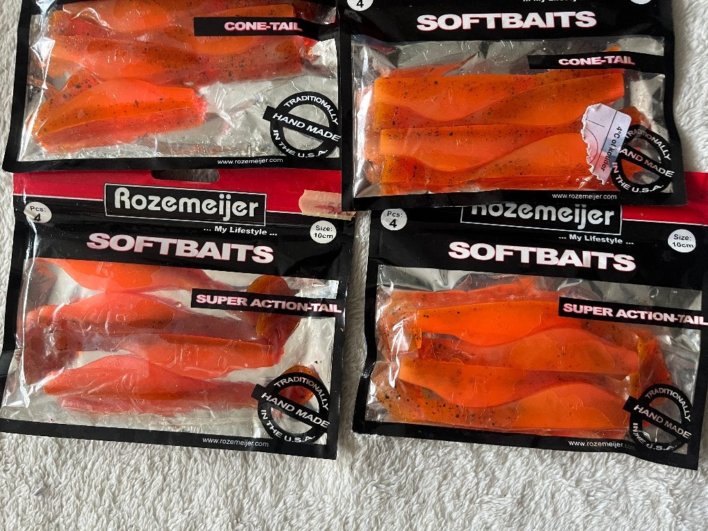 adv 330 / NIEUW mixset 6 blisters shads ROZEMIJER, Ophalen of Verzenden, Nieuw, Overige typen