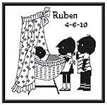 Borduurpakket Geboorte Jip en Janneke bij de wieg 270008, ., Nieuw, Ophalen of Verzenden, .