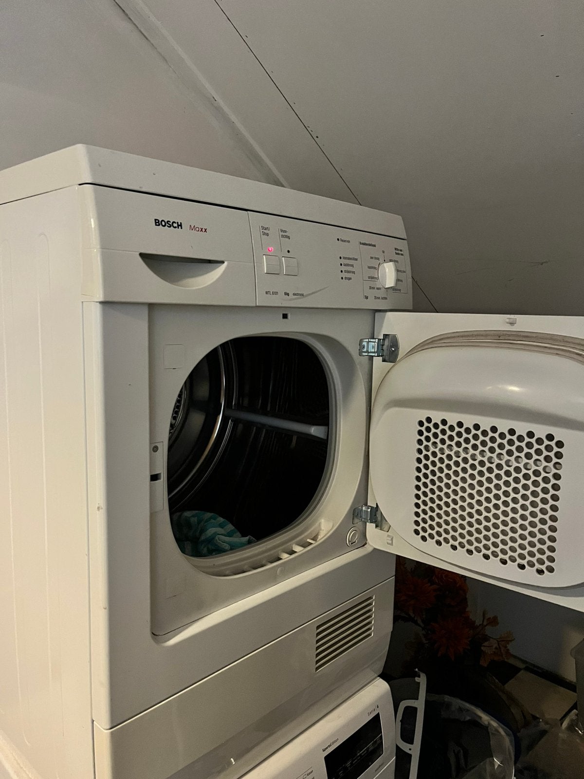 Wasdroger, Ophalen, Gebruikt, 8 tot 10 kg, Voorlader