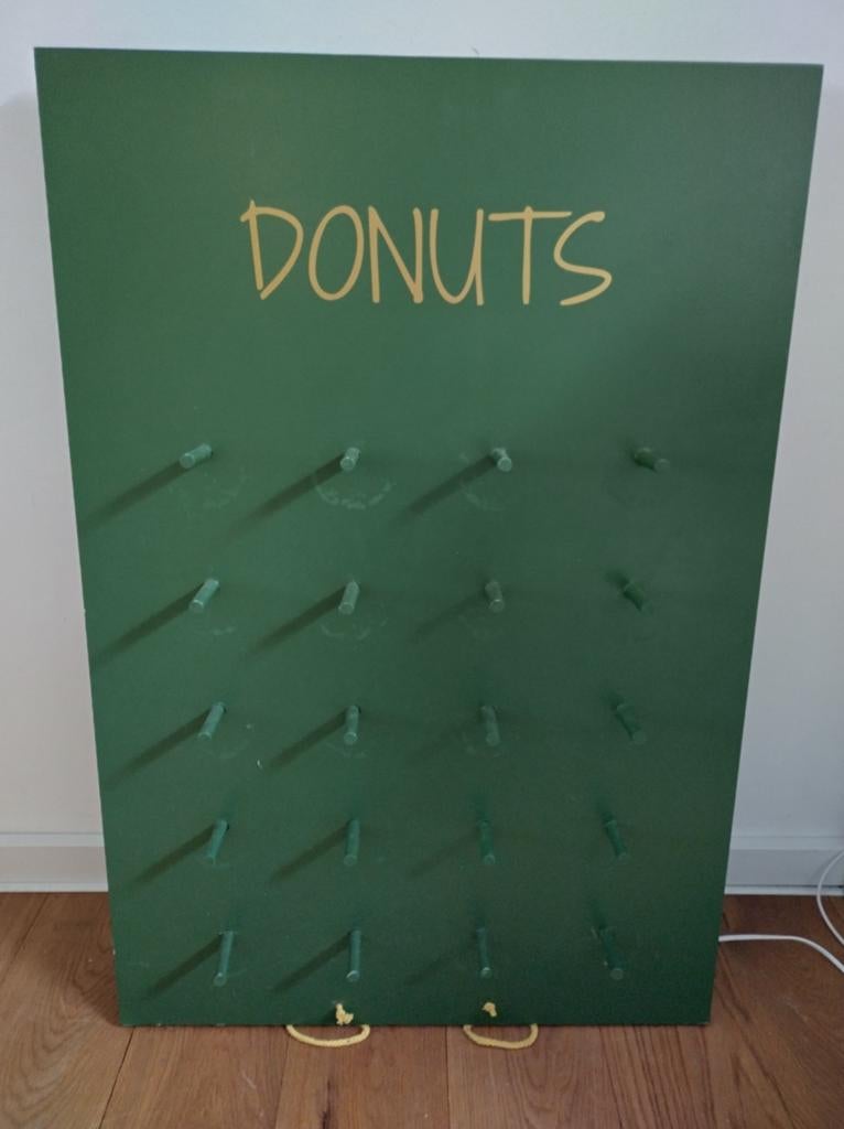 Donuts bord, Ophalen of Verzenden, Versiering, Geboorte of Huwelijk