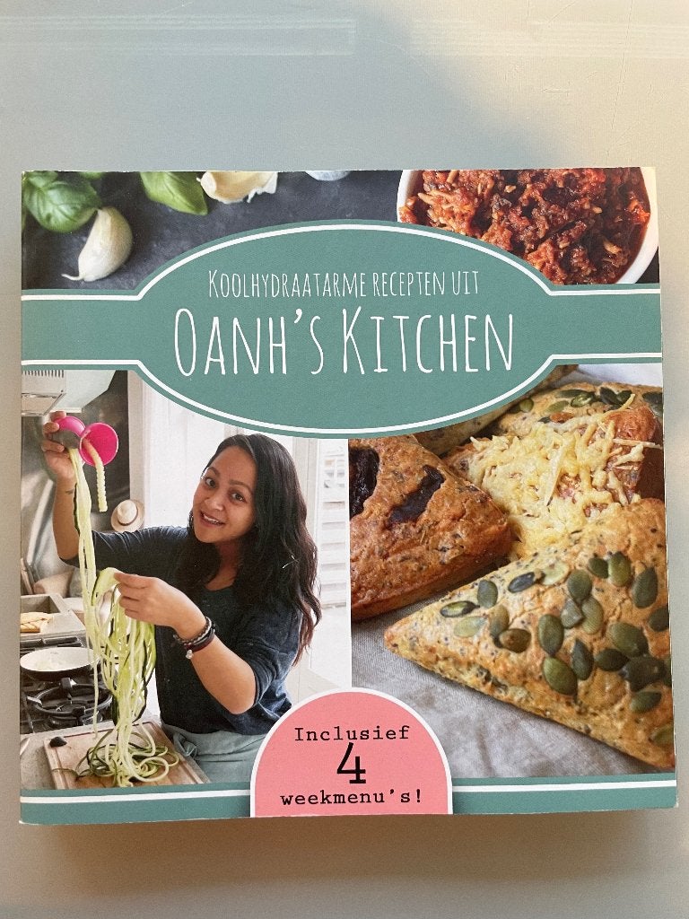 Koolhydraatarme recepten uit Oanh's Kitchen, Dieet en Voeding, Oanh's Kitchen, Ophalen of Verzenden, Zo goed als nieuw