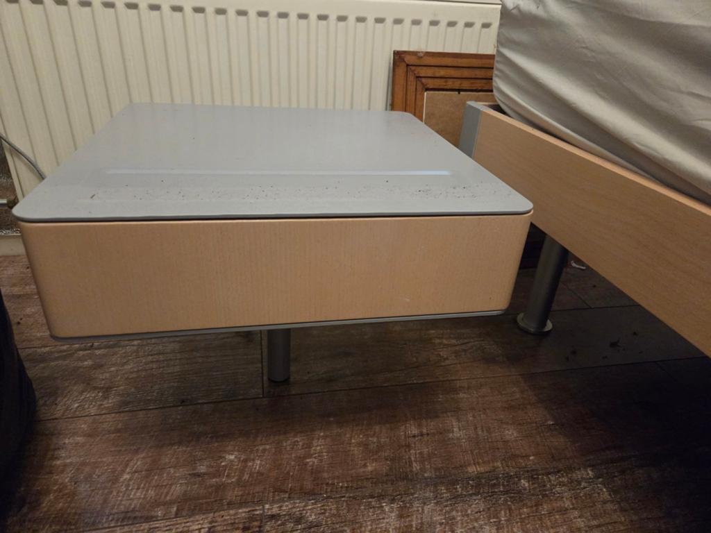 auping auronde met verstelbare bedbodem 200*90, Ophalen, Gebruikt, 90 cm, Eenpersoons