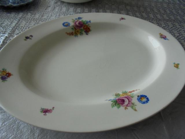 Grote ovale serveerschaal P. Regout Boudewijn, Antiek en Kunst, Antiek | Servies los, Ophalen of Verzenden