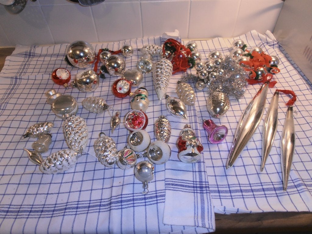 32,oude kerstballen, Ophalen of Verzenden, Gebruikt