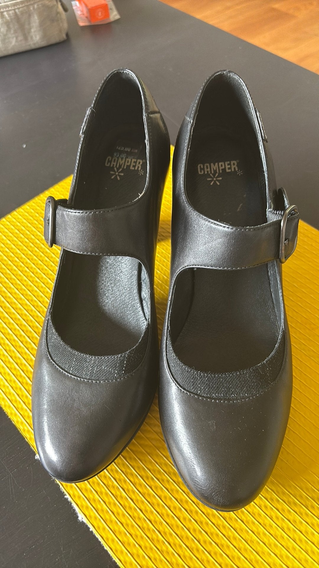 Camper,  zwarte pump, maat 39, Zwart, Overige typen, Ophalen of Verzenden, Zo goed als nieuw