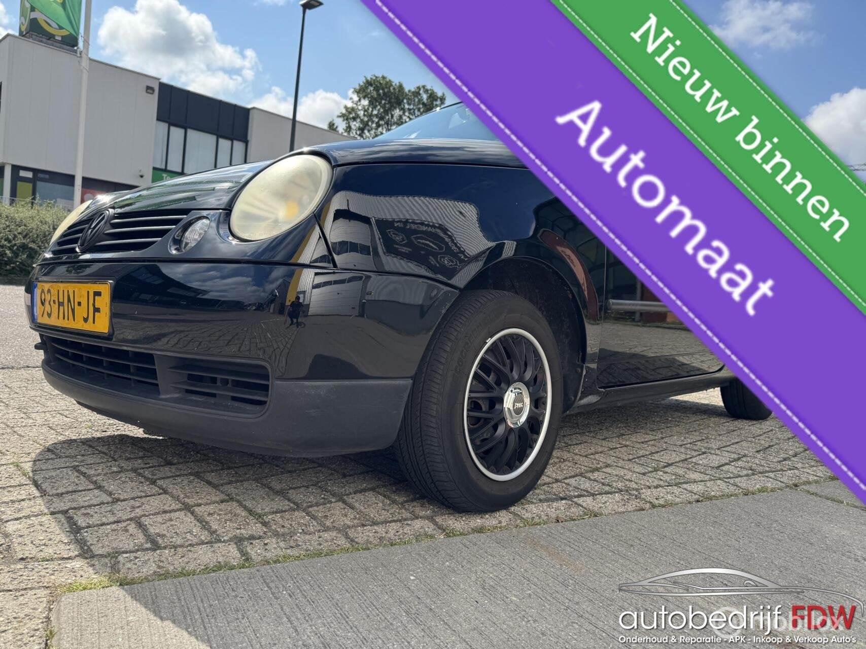 Volkswagen Lupo 1.4-16V/AUTOMAAT/NAP/, Auto's, Volkswagen, 4 cilinders, 4 stoelen, Zwart, Bedrijf
