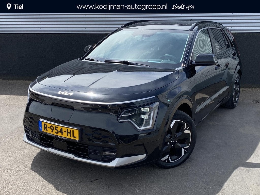 Kia Niro EV ExecutiveLine 64.8 kWh Nieuw geleverd en dealero, Auto's, Kia, Gebruikt, 750 kg, 1657 kg, Zwart