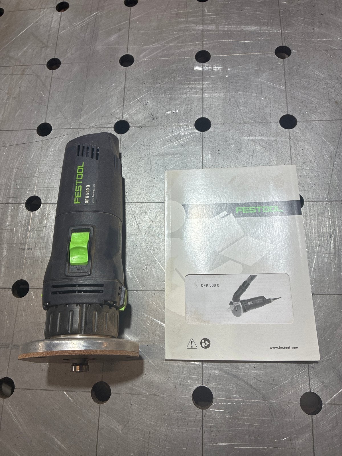 Festool OFK 500 Q kantenfrees - Zo goed als nieuw, Ophalen of Verzenden, Zo goed als nieuw, Elektrisch, Kantenfrees