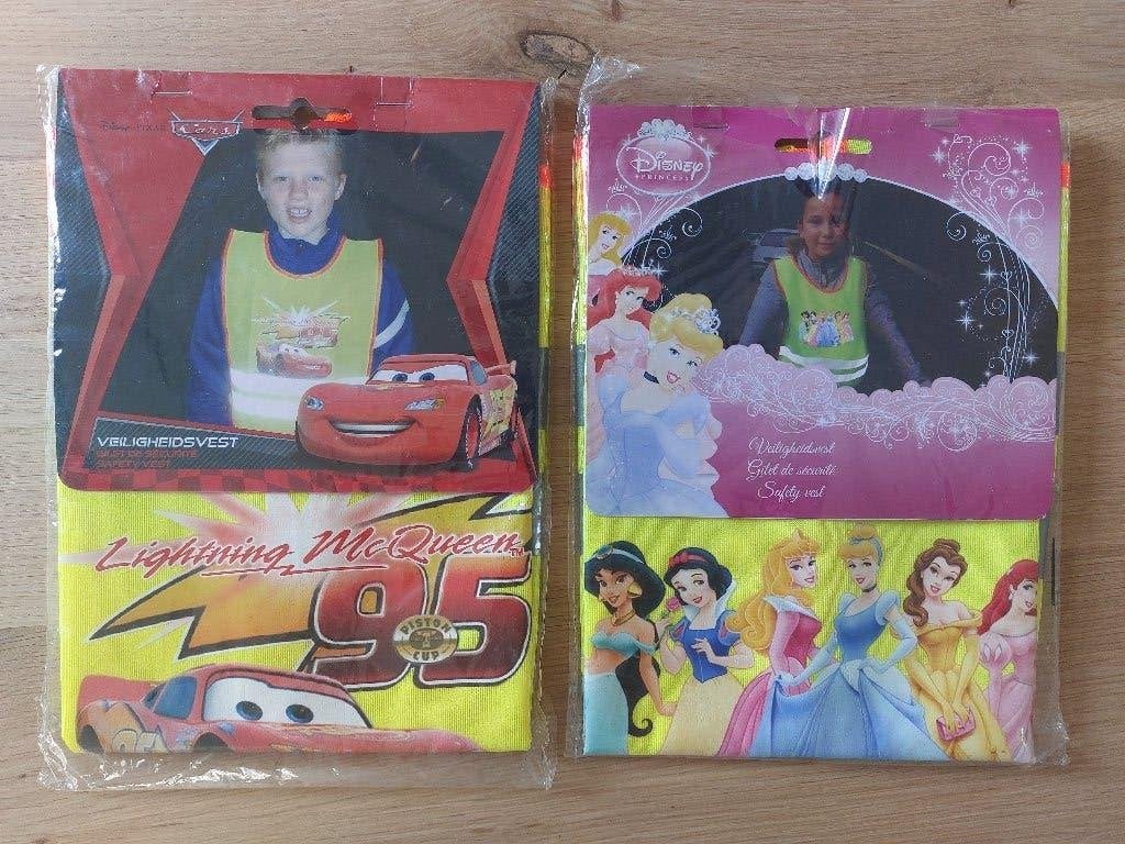Disney Cars & Princess veiligheidsvestjes (2 stuks), Ophalen of Verzenden, Nieuw