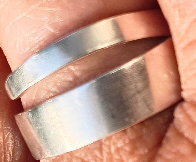 Zilveren open wikkelring van Susi Cala (925 sterling), Gebruikt, Ophalen of Verzenden, Dame, Zilver