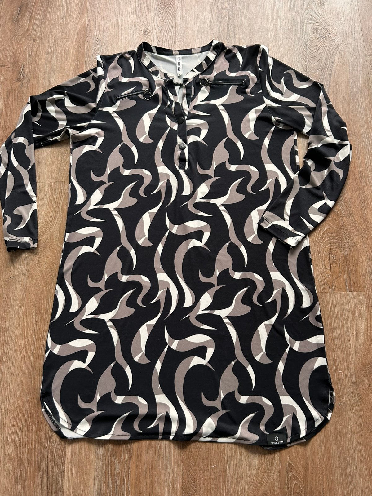 Net jurkje/tuniek,  Zoso, travelstof, maat L(xl), Meerkleurig, Maat 42/44 (L), Ophalen of Verzenden, Zo goed als nieuw