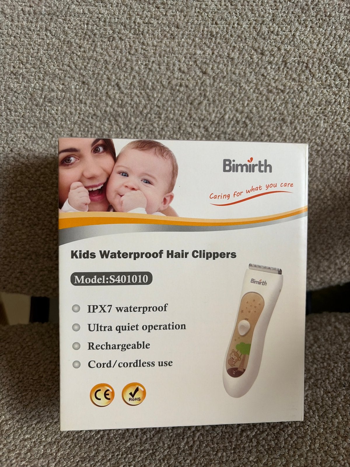 Bimirth Kids Waterdichte Haartrimmer - Stil en Oplaadbaar, Ophalen, Nieuw, Tondeuse
