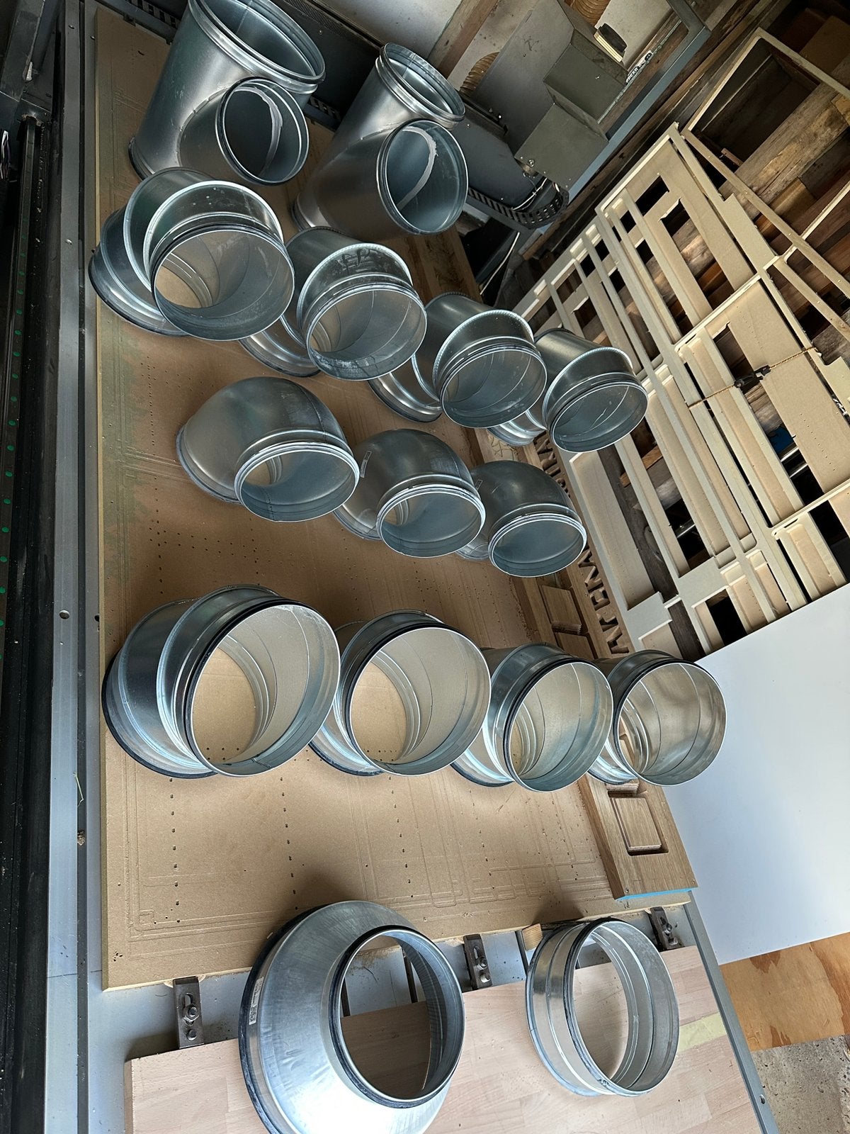 Nieuwe ventilatie buis  Ø200 / 250 / 315 bochten & verloop, Ophalen, Nieuw