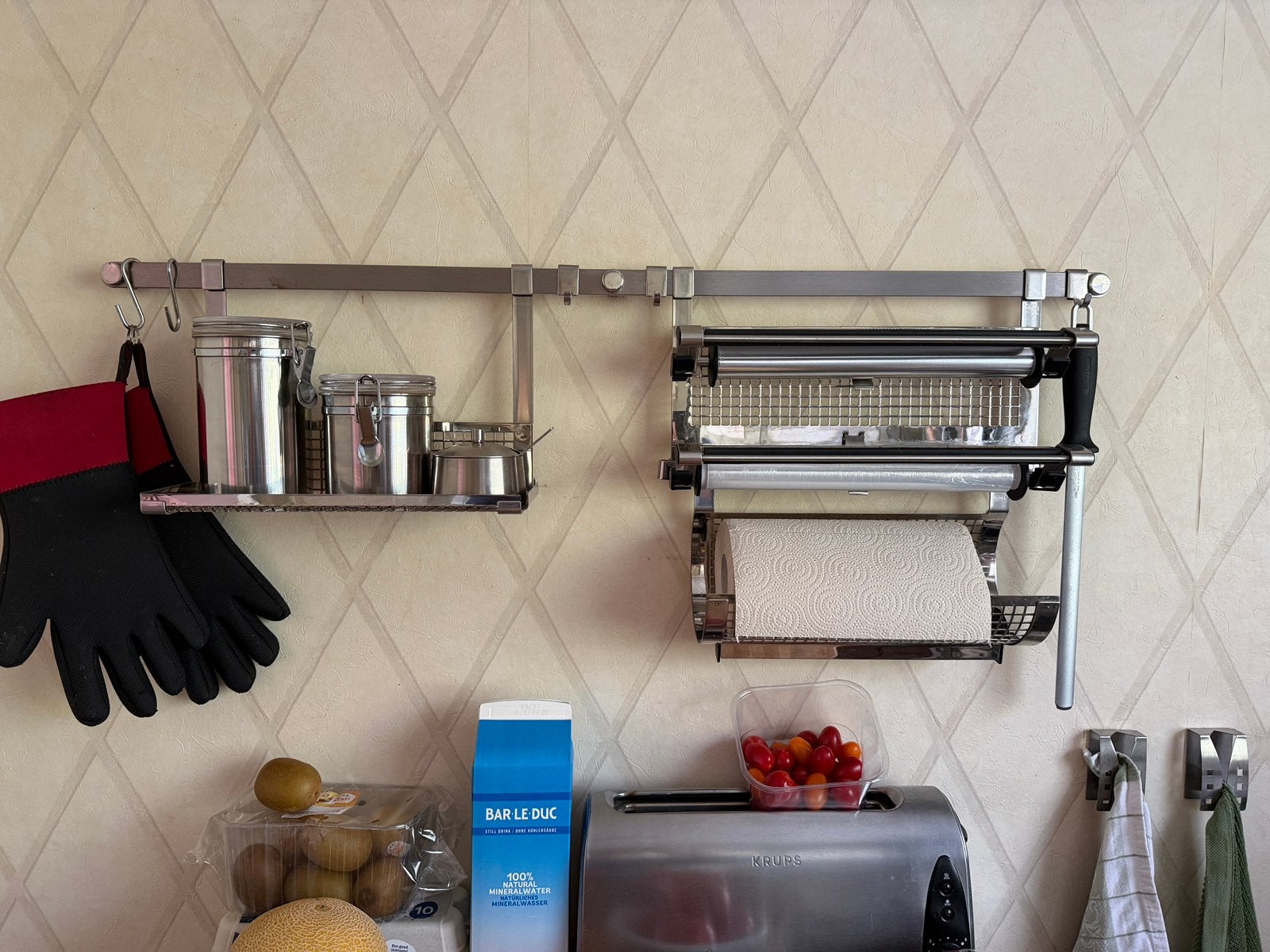 Uitgebreid ophang systeem keuken rosle 80 cm breed, Ophalen, Gebruikt