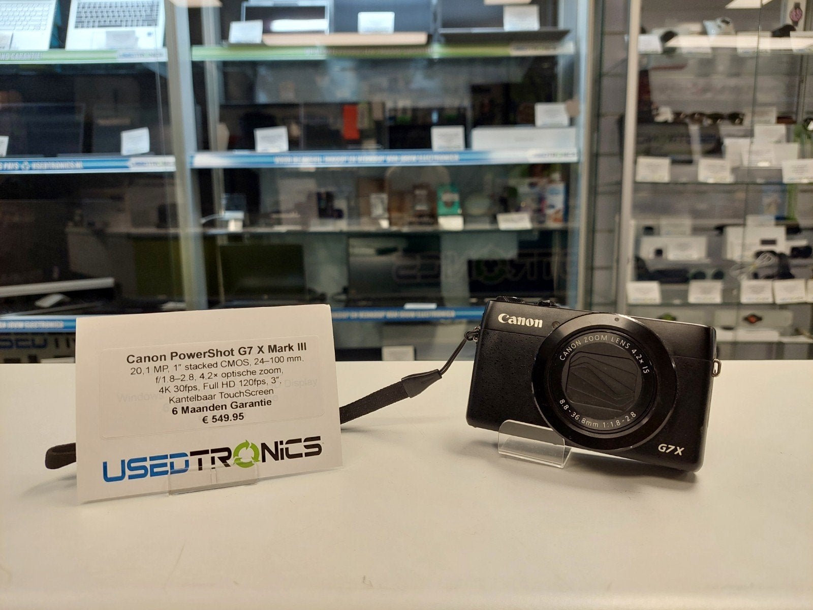 Canon PowerShot G7 X Mark III Compactcamera, Audio, Tv en Foto, Accu, Canon, Ophalen of Verzenden, Compactcamera