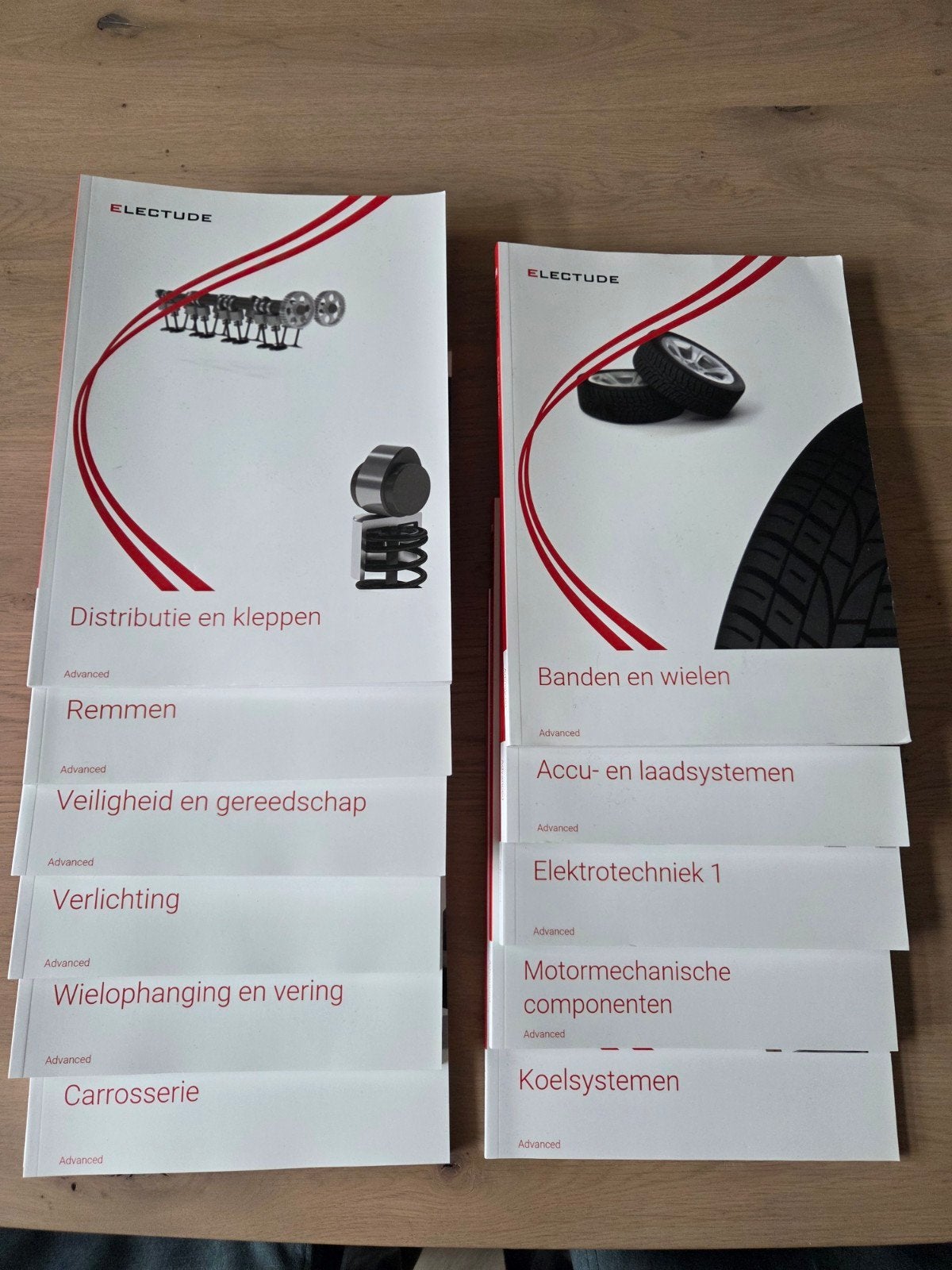 12 nwe Electude schoolboeken autotechnicus, Ophalen of Verzenden, Nieuw, Overige niveaus, Overige vakken