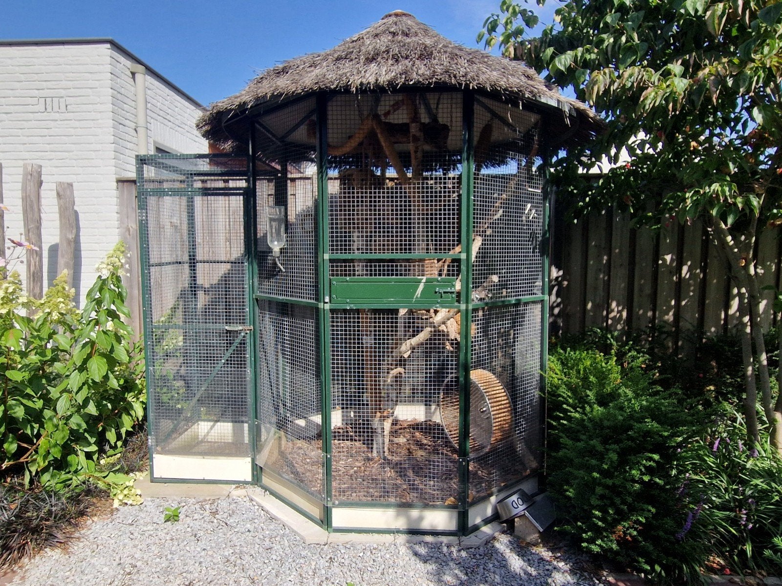 aluminium volière, achthoekig, vogels, eekhoorns, knaagdier, Ophalen, 90 cm of meer, Ren, 110 cm of meer
