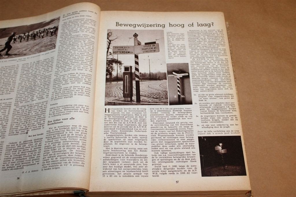 Toeristen-Kampioen 1954 — Complete Jaargang ANWB Band, Ophalen of Verzenden, Gelezen, Sport en Vrije tijd