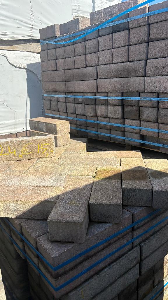 longstone bond genuanceerd 24m2, Klinkers, Ophalen of Verzenden, Zo goed als nieuw, 10 m² of meer