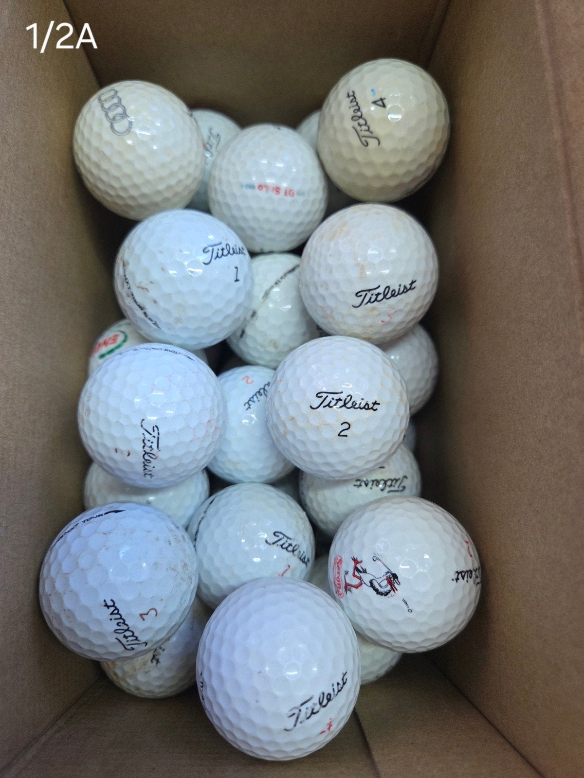 50x Titleist Golfballen - Kwaliteit A/AA, Overige merken, Gebruikt, Ophalen of Verzenden, .