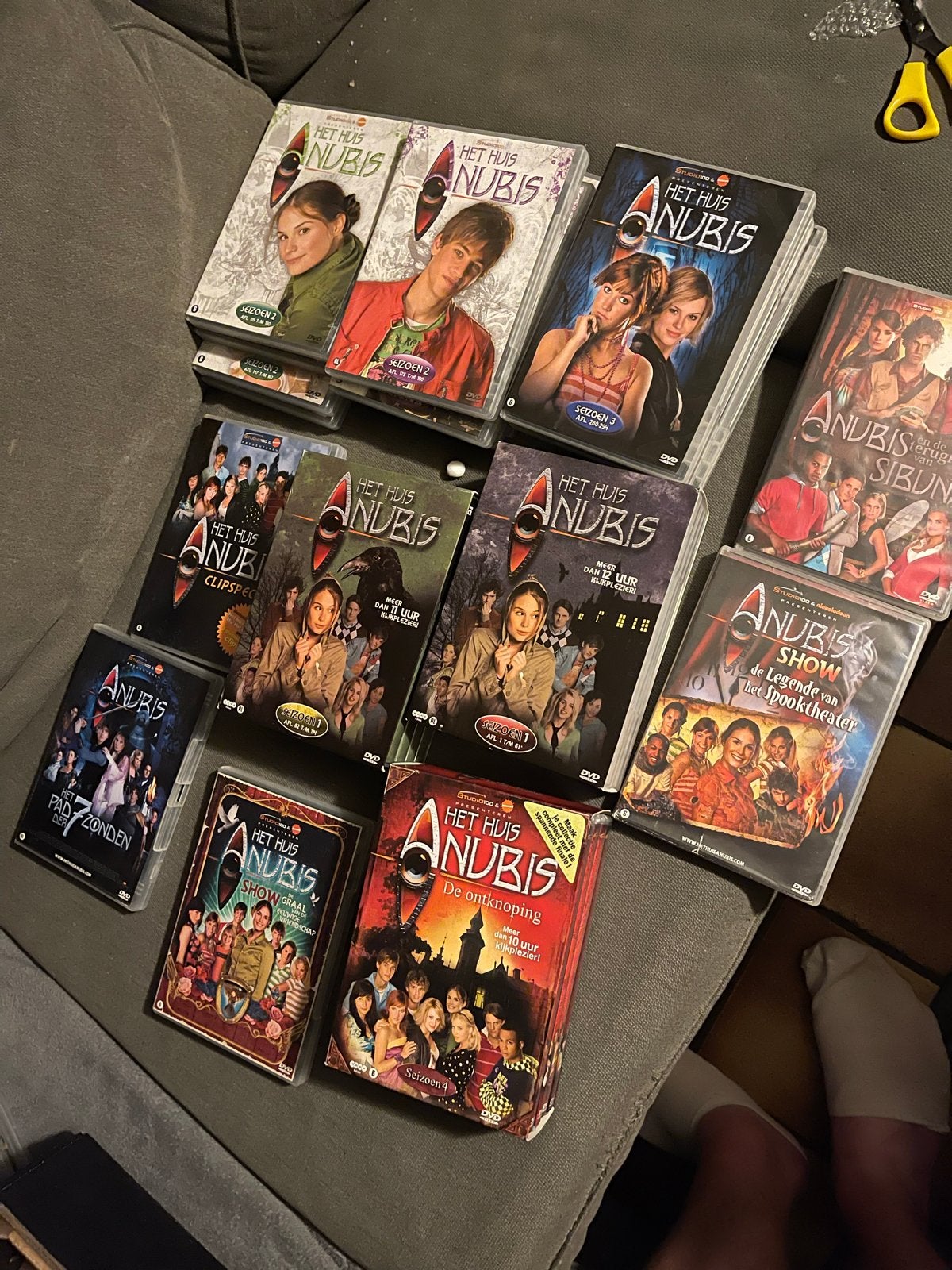 Het Huis Anubis DVD Collectie - bijna complete Serie & Films, Speciale editie, Nederlands, Zo goed als nieuw, Vanaf 6 jaar