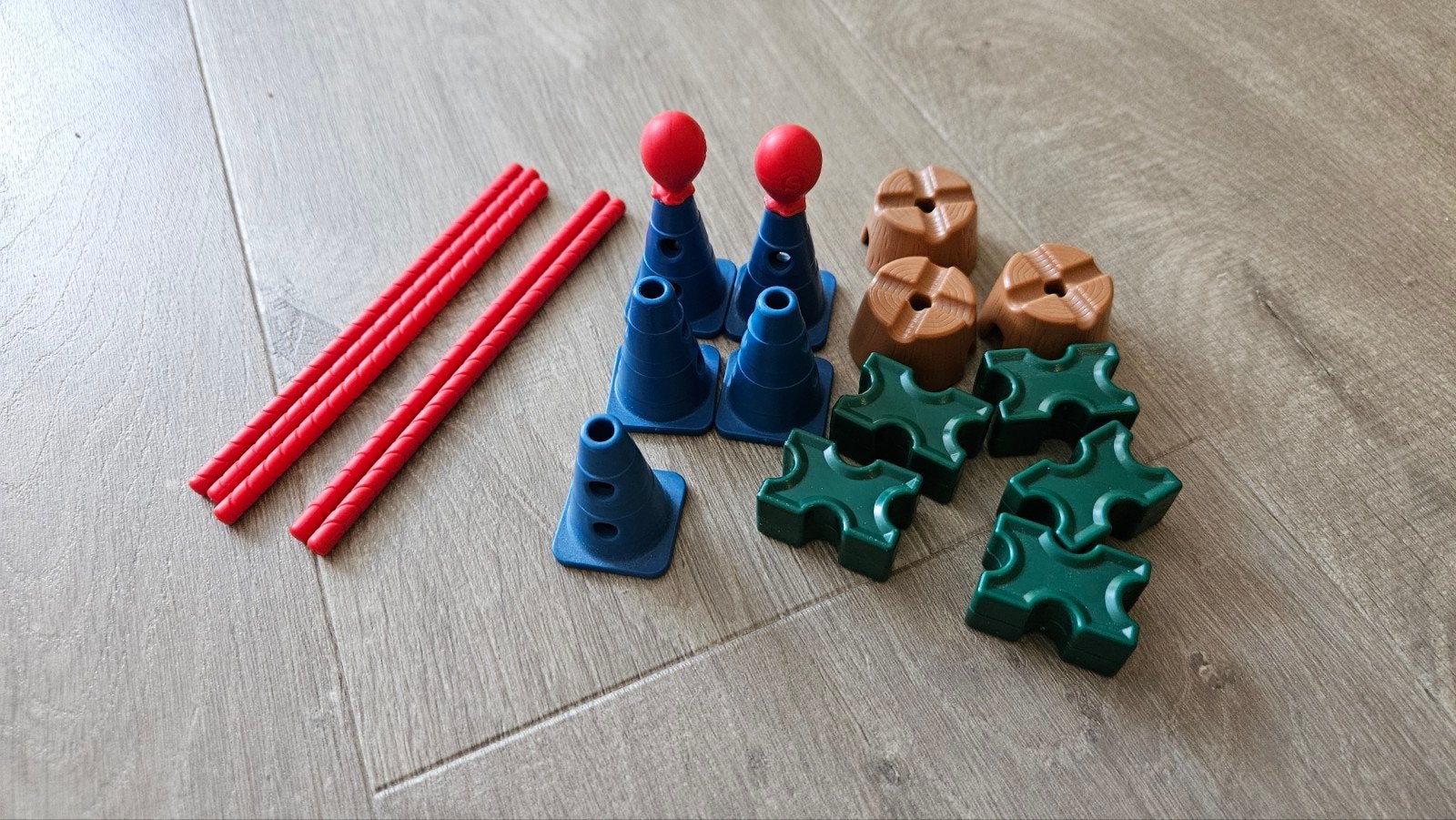Schleich pionnen en hindernissen, Verzamelen, Ophalen of Verzenden, Zo goed als nieuw