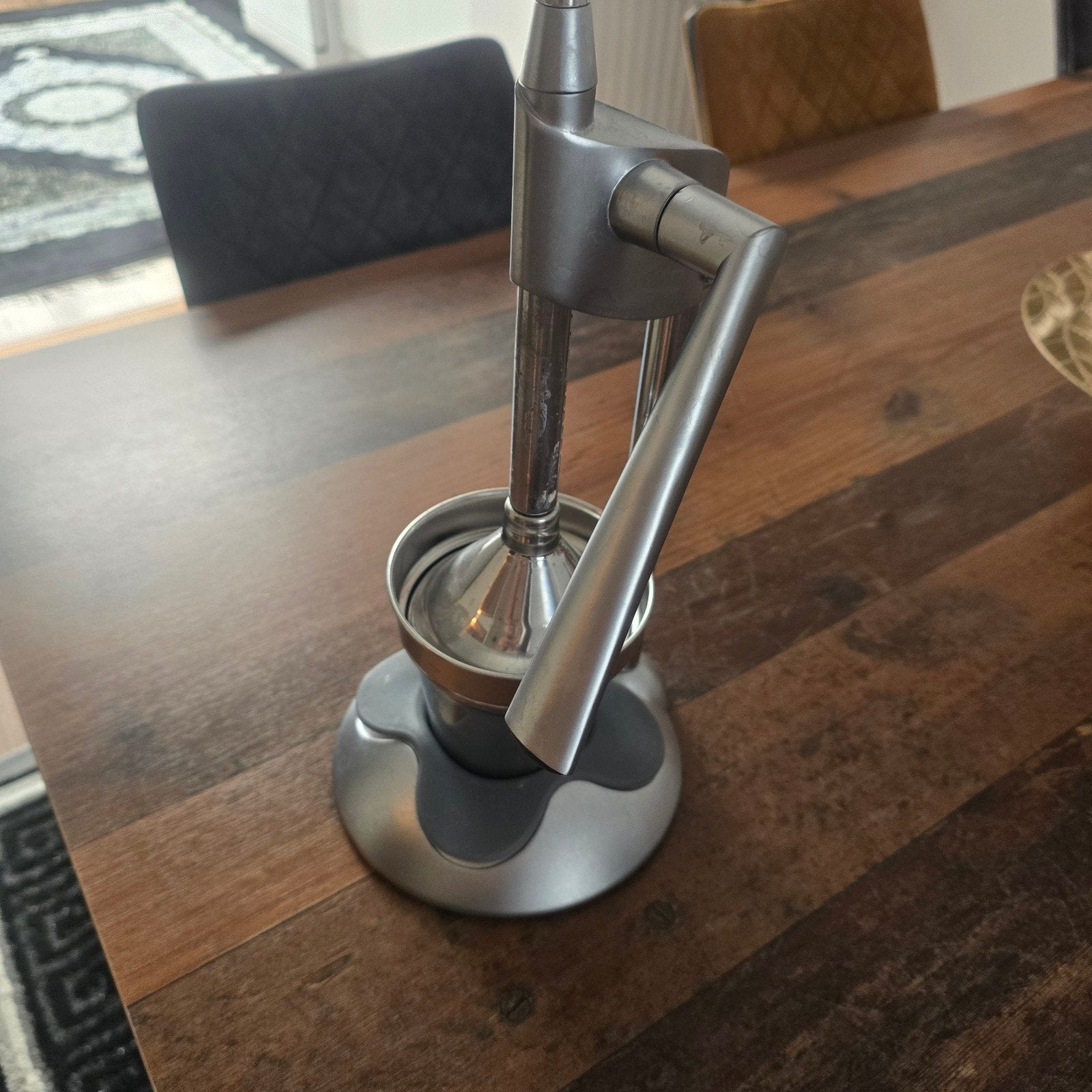 Professionele handmatige citruspers van roestvrij staal, Ophalen of Verzenden, Zo goed als nieuw