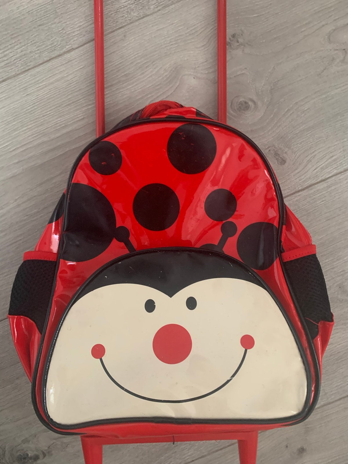 Lieveheersbeestje Trolley Rugzak - Perfect voor Kleintjes!, Rugtas, Ophalen of Verzenden, Zo goed als nieuw, 30 tot 40 cm