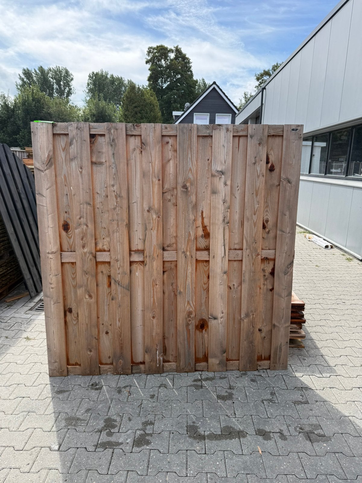 Douglas schuttingscherm | Restpartij, Tuin en Terras, Schuttingen, Ophalen, 1 tot 2 meter, Minder dan 3 meter, Zo goed als nieuw
