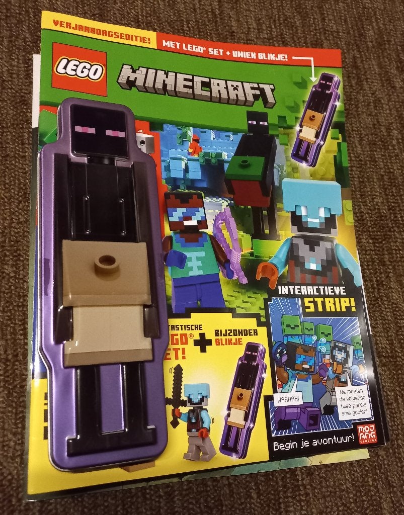 Lego Minecraft  , de minifigures nog inseal op magazine ., Kinderen en Baby's, Ophalen of Verzenden, Nieuw