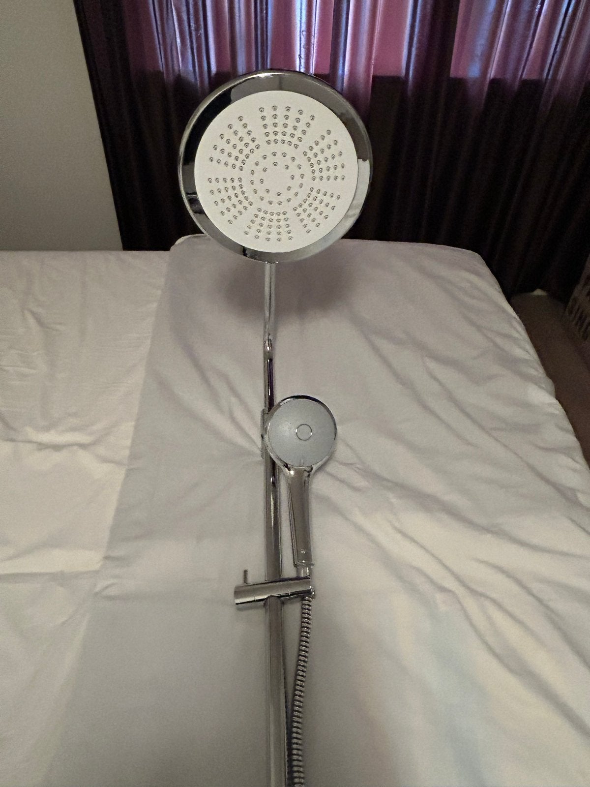 Regendouche  Merk Kludi met thermostaatkraan en handdouche, Ophalen of Verzenden, Zo goed als nieuw, Chroom, Douche