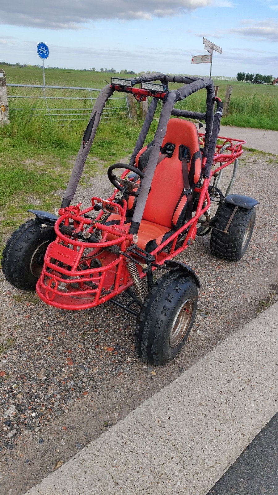 GY6 150cc 4-takt 2WD Buggy met achteruit - Loopt en rijdt!, Fietsen en Brommers, Brommers | Overige merken, Ophalen, 150 cc