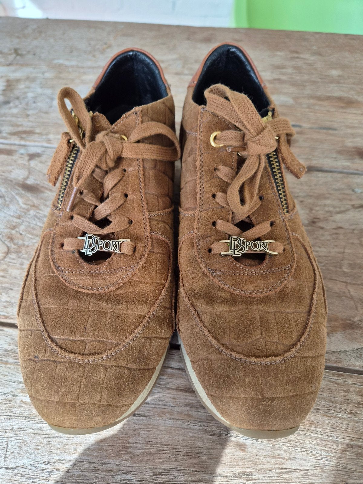 Bruine cognackleurige suède leer sneakers  39, Kleding | Dames, Bruin, Verzenden, Sneakers of Gympen, Gedragen