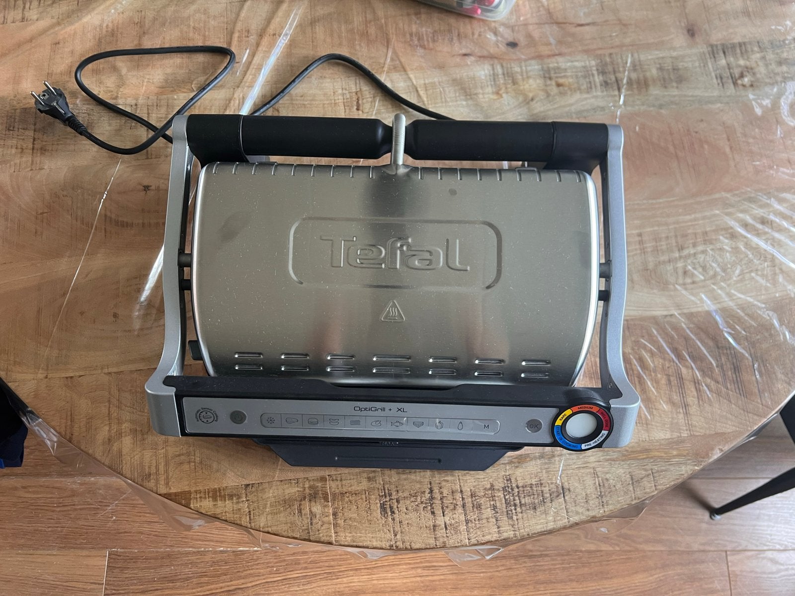 Tefal OptiGrill+ XL Contactgrill NIEUW! Incl verpakking, Ophalen, Vaatwasmachinebestendig, Zo goed als nieuw, Tafelgrill