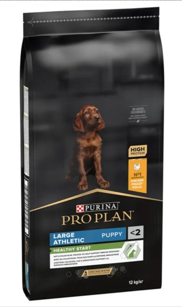 2x nieuwe zakken large puppy purina pro plan, Ophalen, Hond
