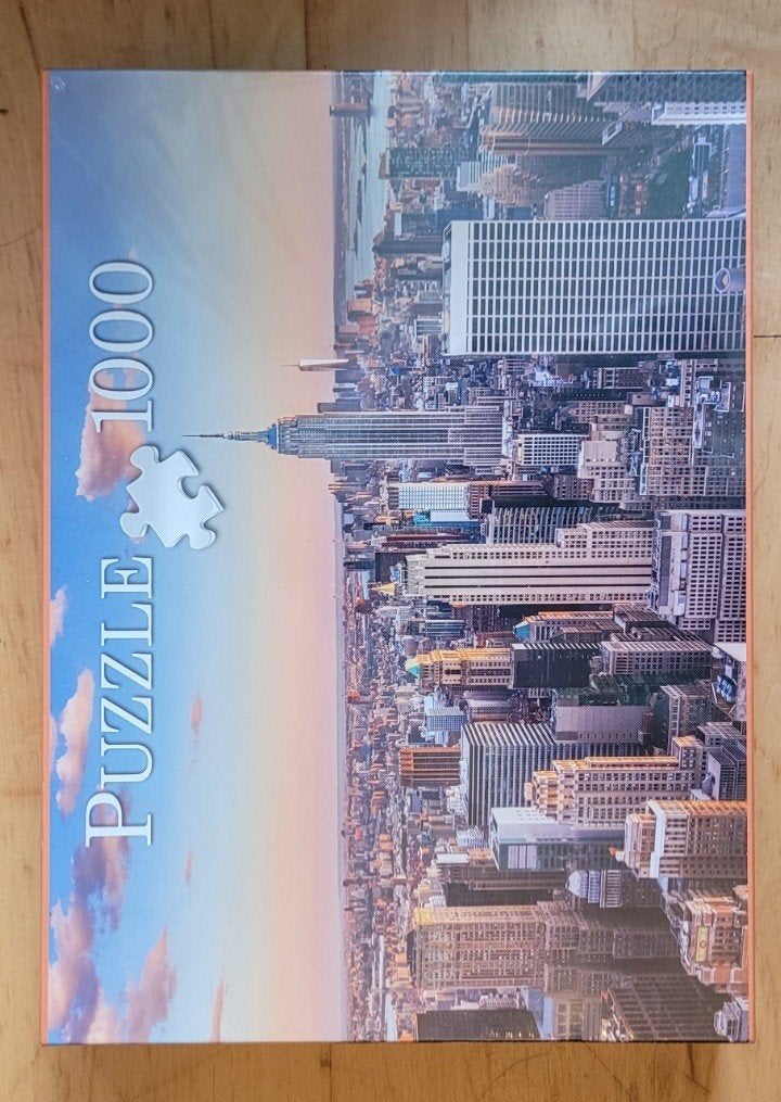 Puzzel 1000 stukjes - New York City skyline, Ophalen of Verzenden, 500 t/m 1500 stukjes, Zo goed als nieuw, Legpuzzel
