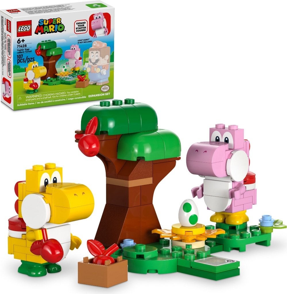 LEGO 71428 Yoshi's Egg-cellent Forest (Super Mario), Overige thema's, Nieuw, Ophalen of Verzenden, Complete set