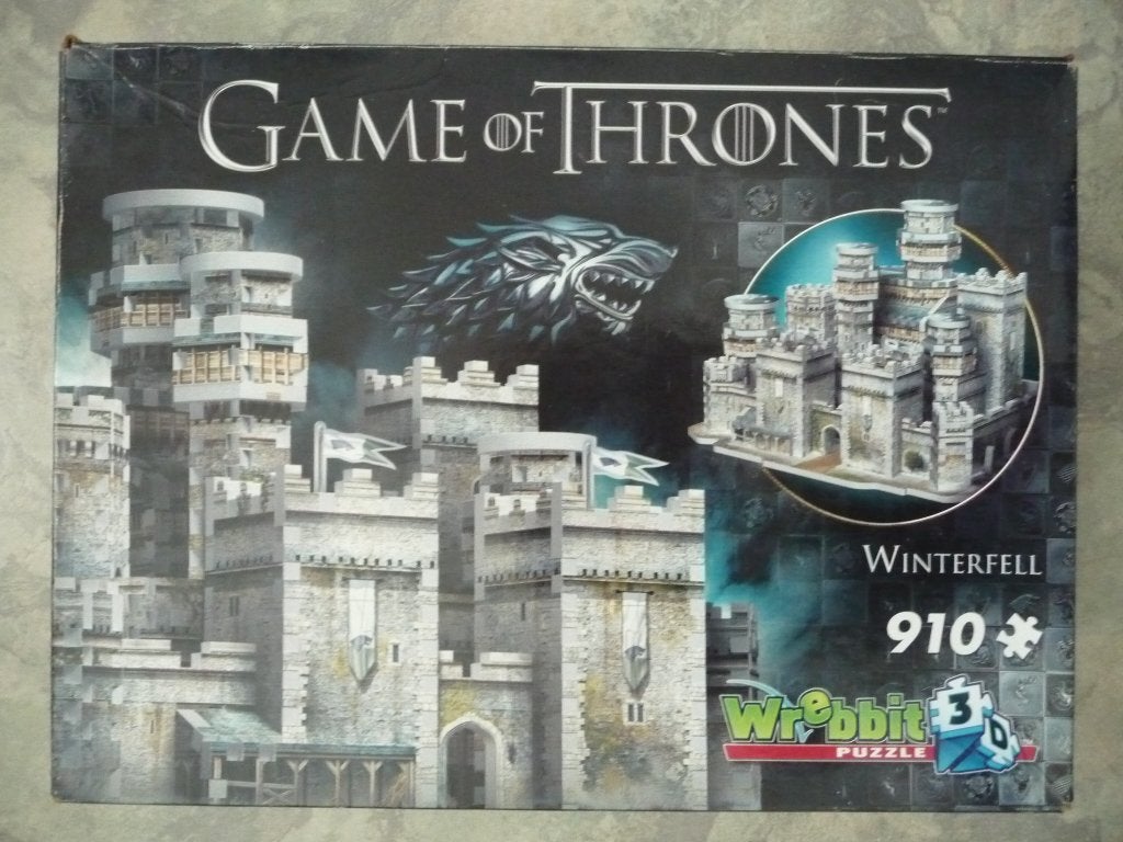 3D puzzel Game of Thrones. (winterfell), Ophalen of Verzenden, 500 t/m 1500 stukjes, Zo goed als nieuw, Rubik's of 3D-puzzel